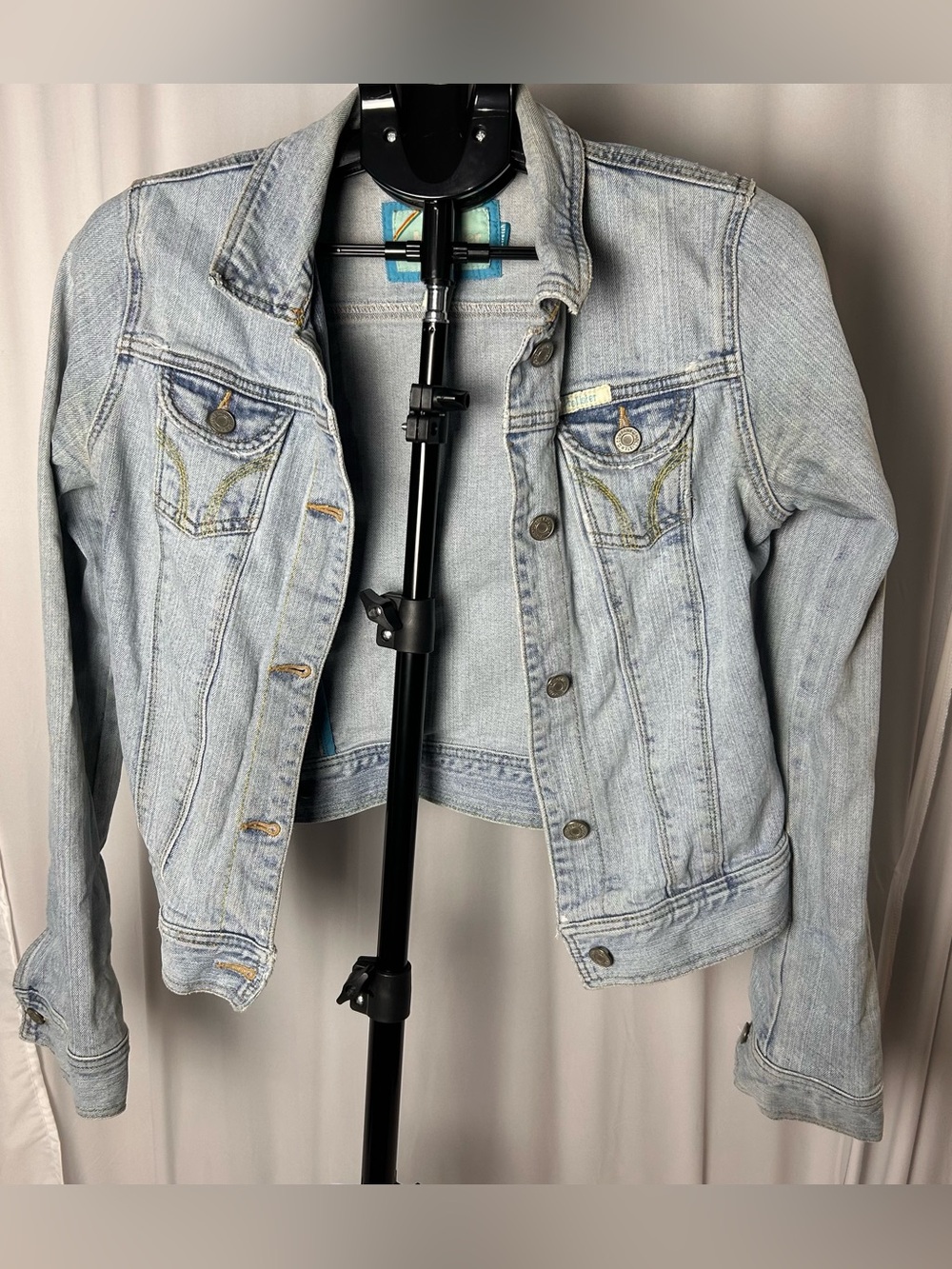Hollister Light Blue Faded Denim Jacket